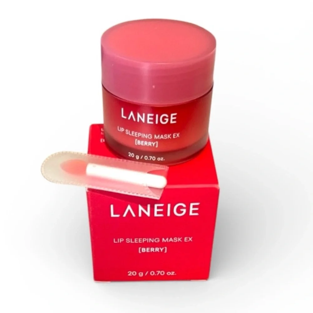LANEIGE Lip Sleeping Mask EX in Pink Berry, .68 oz Full Size, NWT